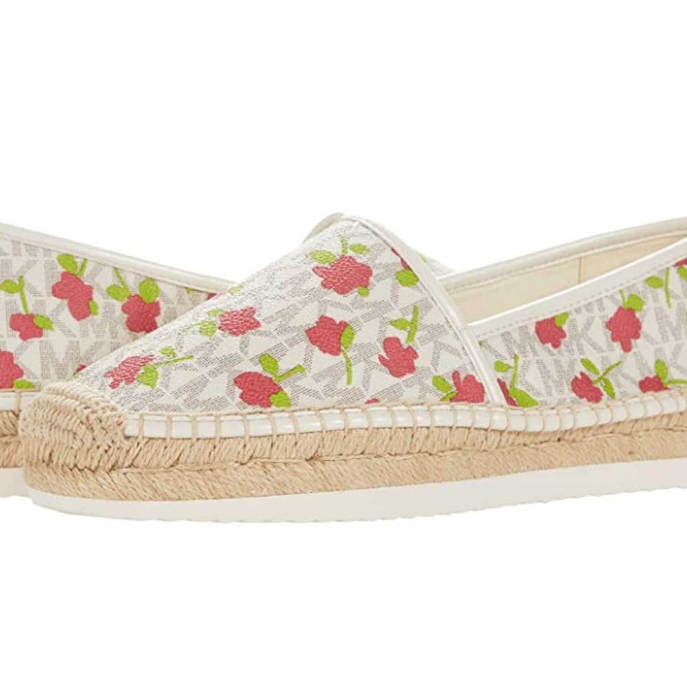 Michael Kors Lenny mini rose flats Espadrille size 6